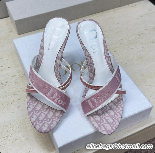Big Discount Dior by Galliano High Heeled Slingback Sandals Pink 70MM 6062805