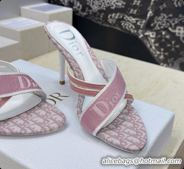 Big Discount Dior by Galliano High Heeled Slingback Sandals Pink 70MM 6062805