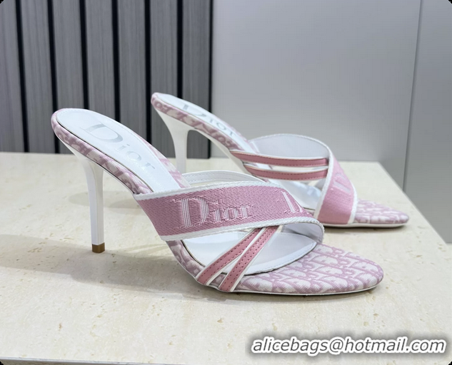 Big Discount Dior by Galliano High Heeled Slingback Sandals Pink 70MM 6062805