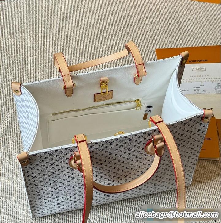 Super Quality Louis Vuitton OnTheGo PM M12020 Azure Blue/Sand