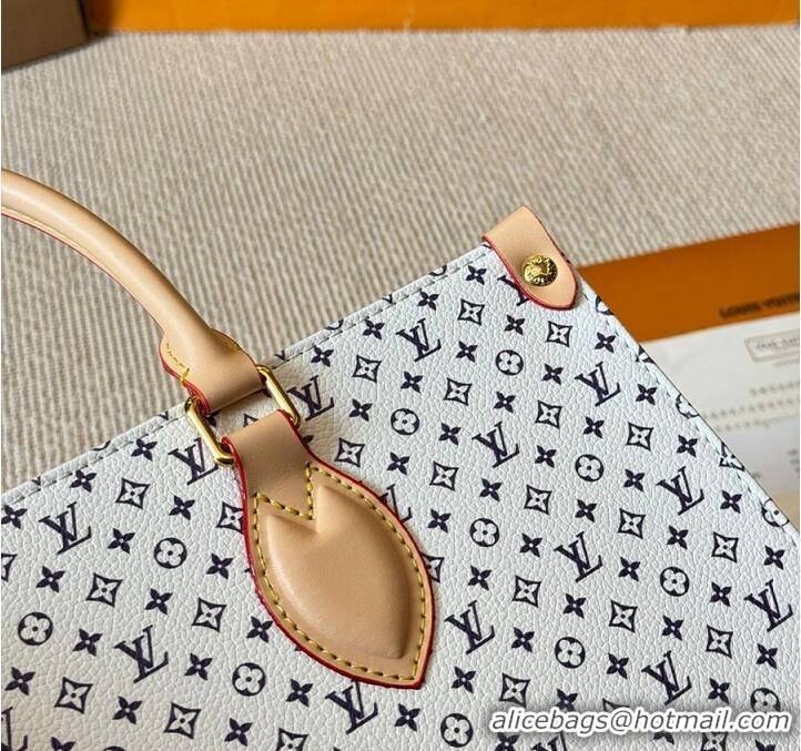 Super Quality Louis Vuitton OnTheGo PM M12020 Azure Blue/Sand