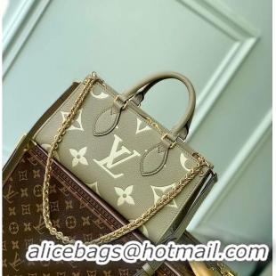 Top Grade Louis Vuitton Monogram Empreinte Leather OnTheGo East West Tote Bag M27577 Green 2026