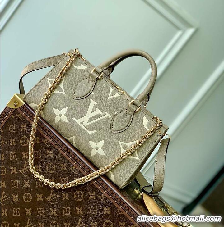 Top Grade Louis Vuitton Monogram Empreinte Leather OnTheGo East West Tote Bag M27577 Green 2026