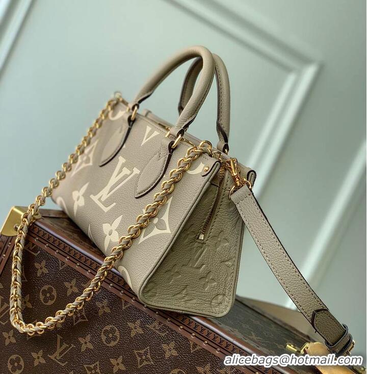 Top Grade Louis Vuitton Monogram Empreinte Leather OnTheGo East West Tote Bag M27577 Green 2026