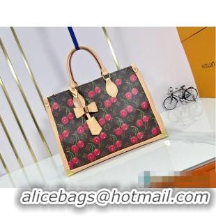 Luxury Discount Louis Vuitton LV x TM OnTheGo MM Monogram Cherry M13099 2026