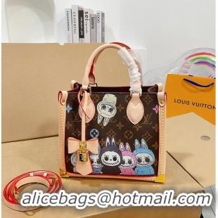 Pretty Style Louis Vuitton OnTheGo Monogram Labubu M27587 Brown 2026