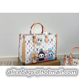 High Quality Louis Vuitton OnTheGo Monogram Labubu M27587 White 2026