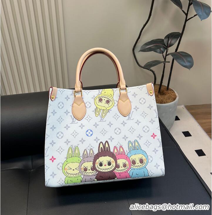 Good Taste Louis Vuitton OnTheGo Custom Labubu M27588 White 2026