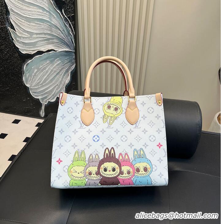 Good Taste Louis Vuitton OnTheGo Custom Labubu M27588 White 2026