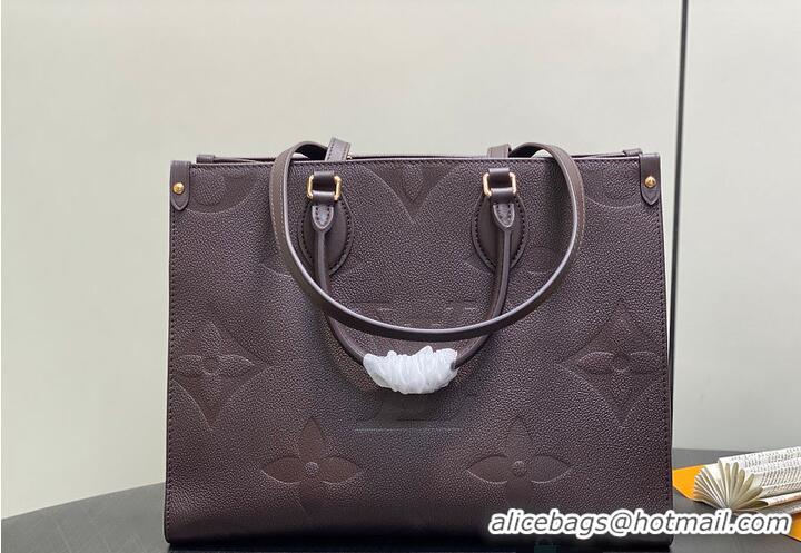 Best Price Louis Vuitton Monogram Empreinte OnTheGo MM M25523 Chocolate 2026