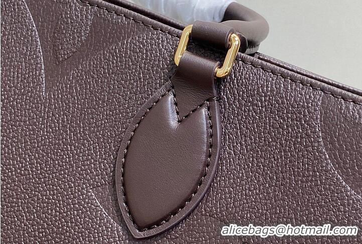 Best Price Louis Vuitton Monogram Empreinte OnTheGo MM M25523 Chocolate 2026