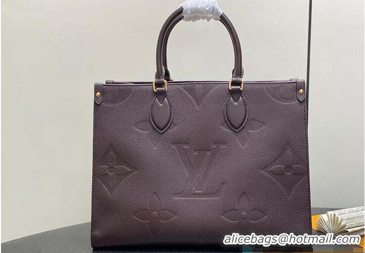 Best Price Louis Vuitton Monogram Empreinte OnTheGo MM M25523 Chocolate 2026