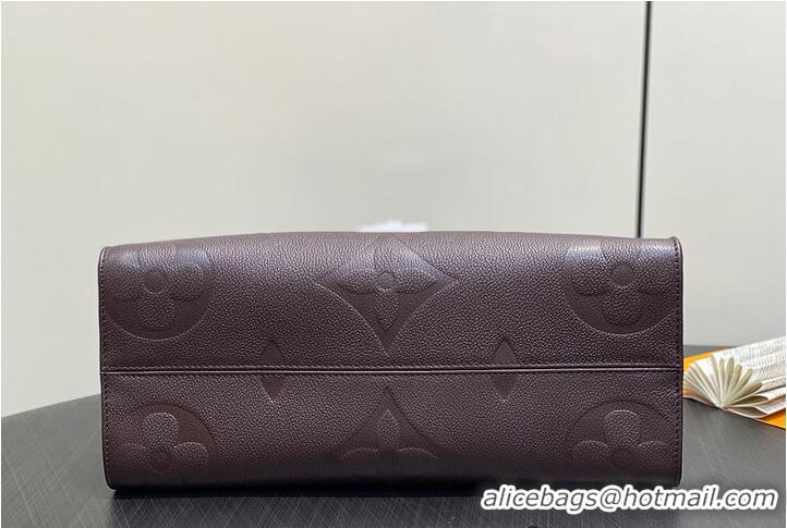 Best Price Louis Vuitton Monogram Empreinte OnTheGo MM M25523 Chocolate 2026
