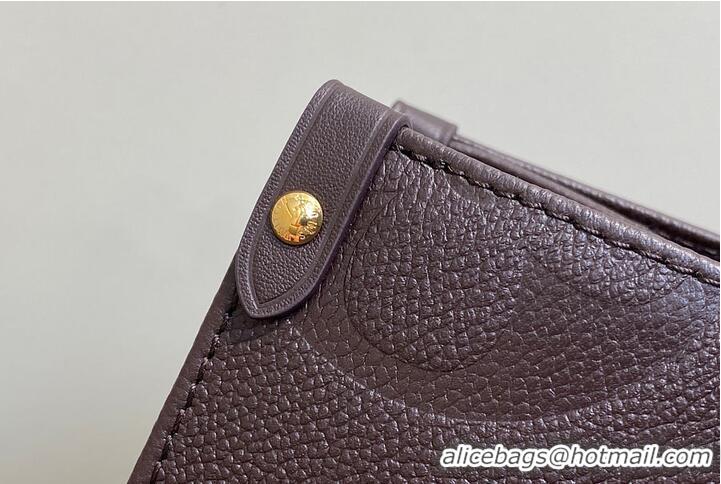 Best Price Louis Vuitton Monogram Empreinte OnTheGo MM M25523 Chocolate 2026