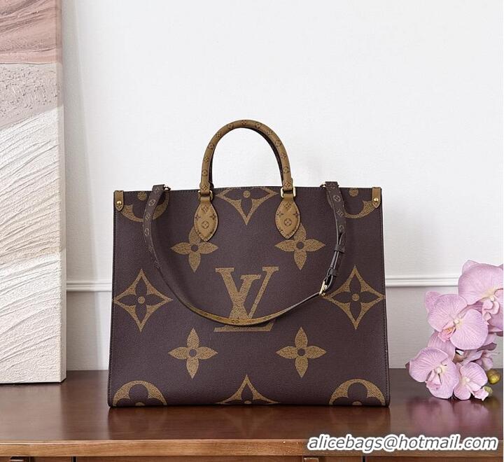 Well Crafted Louis Vuitton Monogram Reverse Canvas OnTheGo Voyage M46823 Brown 2026