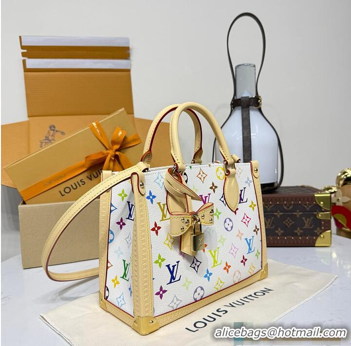 Best Design Louis Vuitton LV x TM Onthego PM M27580 Multicolor/White 2026