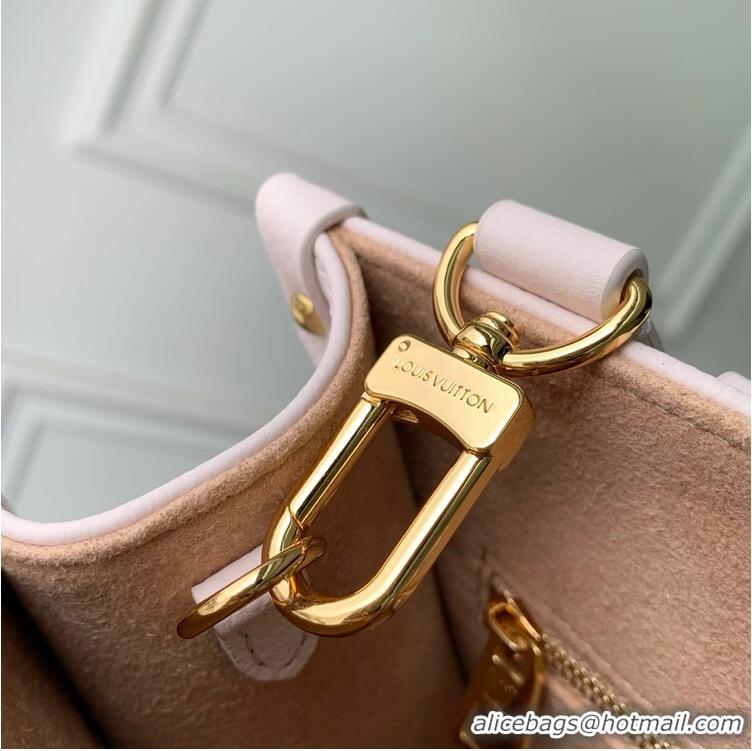 Best Product Louis Vuitton Onthego PM Monogram Empreinte Leather Light Bliss Couture M46841