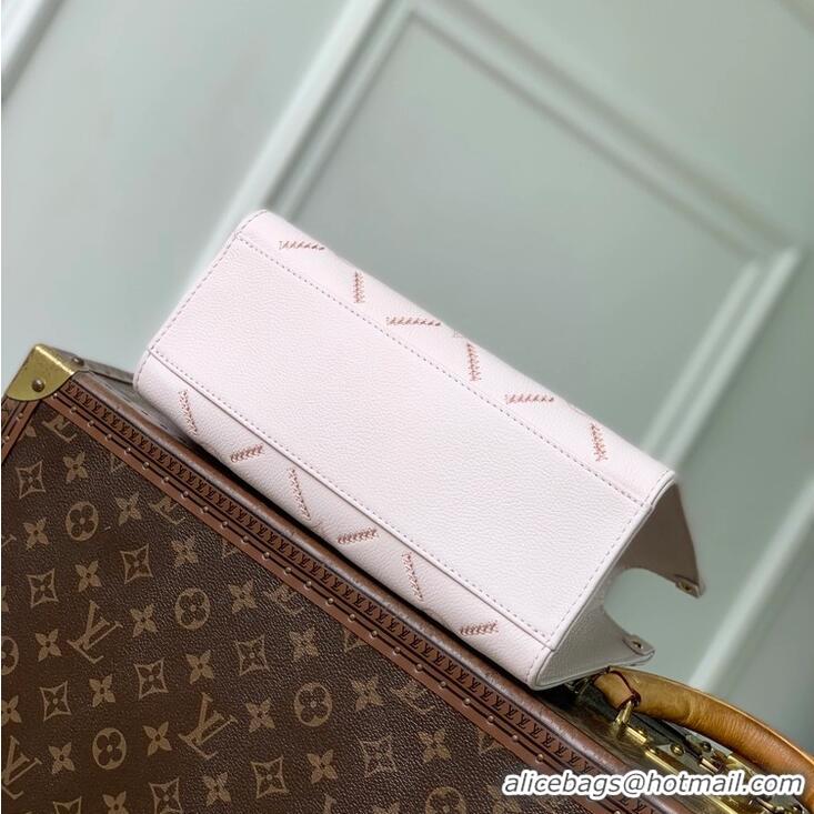 Best Product Louis Vuitton Onthego PM Monogram Empreinte Leather Light Bliss Couture M46841