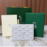 Shop Inexpensive Goyard New Card Case 020092 White