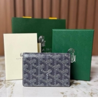 Trendy Design Goyard New Card Wallet 020092 Dark Grey