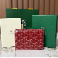 Free Shipping Discount Goyard New Card Case 020092 Red