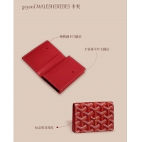 Free Shipping Discount Goyard New Card Case 020092 Red