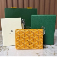Buy Discount Goyard New Card Case 020092 Yellow