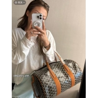 Buy New Cheap Goyard Barrel 40 Sports Bag GY020248 Brown 2025
