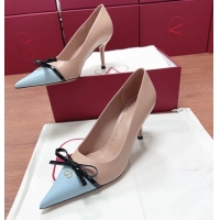 Purchase Valentino Vlogo Bepointy Slingback Pump Pink Blue Patent Leather And Kidskin 85MM 6060902