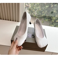 Unique Style BALENCIAGA Fetish White Calf Leather Pumps 70MM 6061102