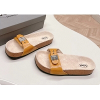  Low Cost Balenciaga Scholl Flat Sandal Brown Glossy Arena Storico Lambskin 6061107