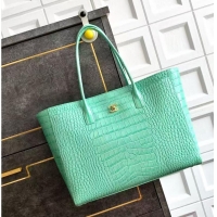 Top Quality Chanel 26S Cerf Large Shopping Bag Crocodile Embossed Calfskin AS6244 Light Green/Gold 2026