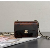 Grade Design Chanel Mini Evening Bag Plexi AS5679 Brown/Black/Gold 2026