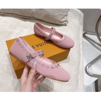 Purchase Louis Vuitton LV Romy Ballet Ballerina Flats with Studs Pink Lambskin 6061405