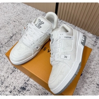 Low Cost Louis Vuitton LV Trainer Sneakers White Monogram Canvas 6061410