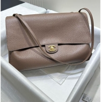 Buy Fashionable Chanel Maxi Flap Bag Grained Calfskin AS6233 Light Brown/Gold 2026