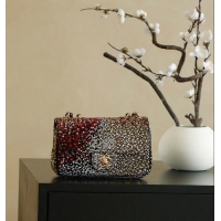 Reasonable Price Chanel 25A Rhinestone Mini Flap Bag CH122635 Black 2026