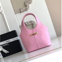 Shop Cheap Chanel Calfskin Leather Small Shopping Bag AS6132 Pink 2026