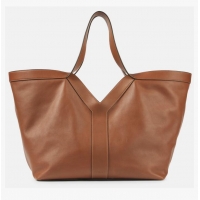 Grade Design Saint Laurent Y Large Tote Bag In Calfskin Leather 835275 Brown 2026