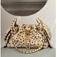 Top Quality Chanel 25 Mini Handbag In Lambskin & Gold-Tone Metal AS5631 Light Beige/Black 2026