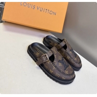 Good Product Louis Vuitton Colorado Closed Flat Mules Brown Monogram Canvas 6062002