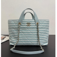 Market Sells Chanel Deauville Tote Bag AS6289 Baby Blue 2026