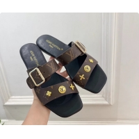Stylish Louis Vuitton Monogram Canvas Flat Slides Sandals 6062105