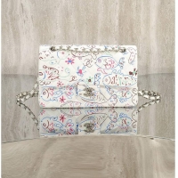 Good Looking Chanel Classic Flap Bag With a unique graphic print pattern AS5179 White 2026