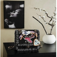New Fashion Chanel Denim 2.55 Night Flight Mademoiselle Flap bag AS5169 Black 2026