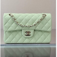Grade Quality Chanel Classic Flap Bag Caviar Leather AP4176 Mint Green 2026