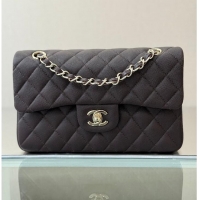 Good Discount Chanel Classic Flap Bag Caviar Leather AP4176 Dark Brown/Silver 2026