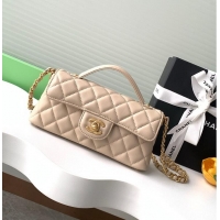 Promotional Chanel Mini Kelly Flap Bag With Top Handle Lambskin AS4299 Light Beige 2026