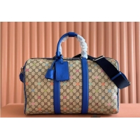 Traditional Specials Gucci GG Multicolor Medium Duffle In Fabric 589566 Beige/Dark Brown 2026