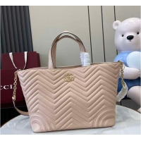Shop Discount Gucci Betty Chevron Leather Medium Tote Bag 847387 Beige 2026